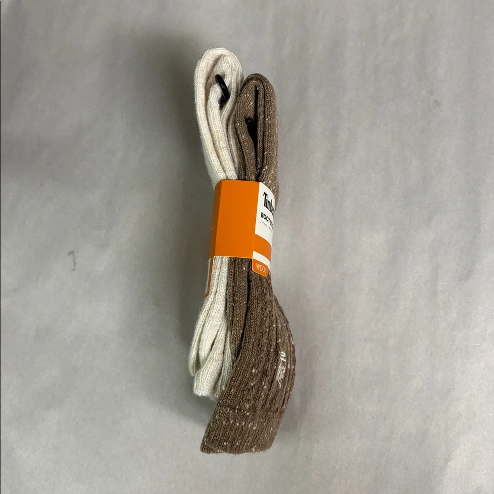 New Timberland Socks Women’s 2 Pair Wool Blend Boot Socks Casual Activewear - Picture 3 of 13